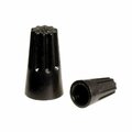 Hubbell Canada Hubbell Wire Connector, 22 to 18 AWG Wire, Thermoplastic Housing Material, Black HWCT1C6